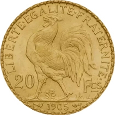 20 FRANCS COQ MARIANNE - CAP OR NUMISMATIQUE SETE 