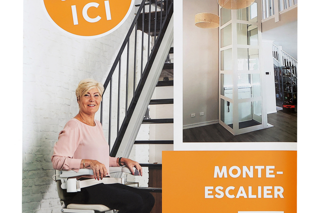 Monte-escalier Clermont l'Hérault  - Comptoir Médical 