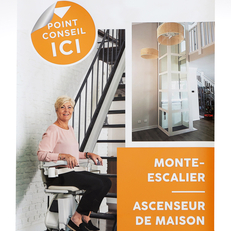 Monte-escalier Clermont l'Hérault  - Comptoir Médical 