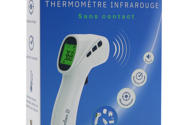 Thermomètre infrarouge Docteur B - Comptoir Médical Clermont l'Hérault 